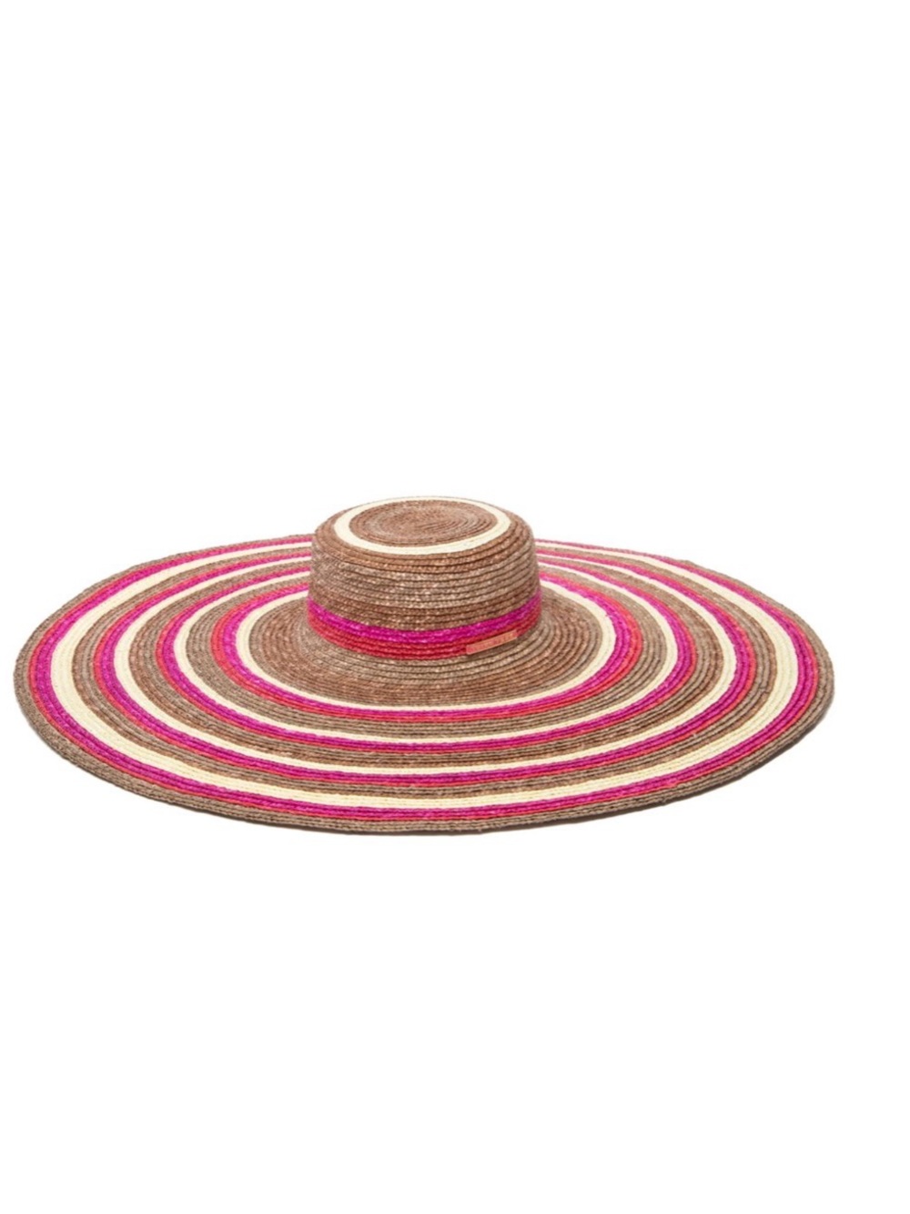 Trina Turk Wide Floppy Brim Straw Sun Hat in Multi NWT - Picture 8 of 17
